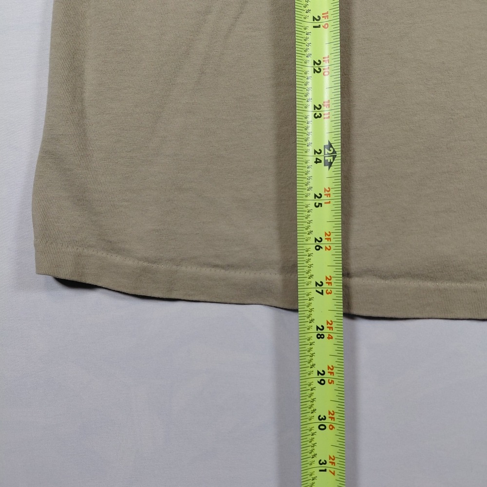 Vintage Anvil Single Stitch Carmel Resort T Shirt Mens Large Tan Cotton‎ Logo - Picture 8 of 9